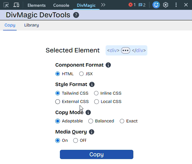 Devtools Integration