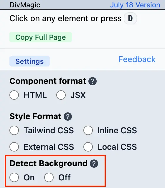 divmagic-detect-background